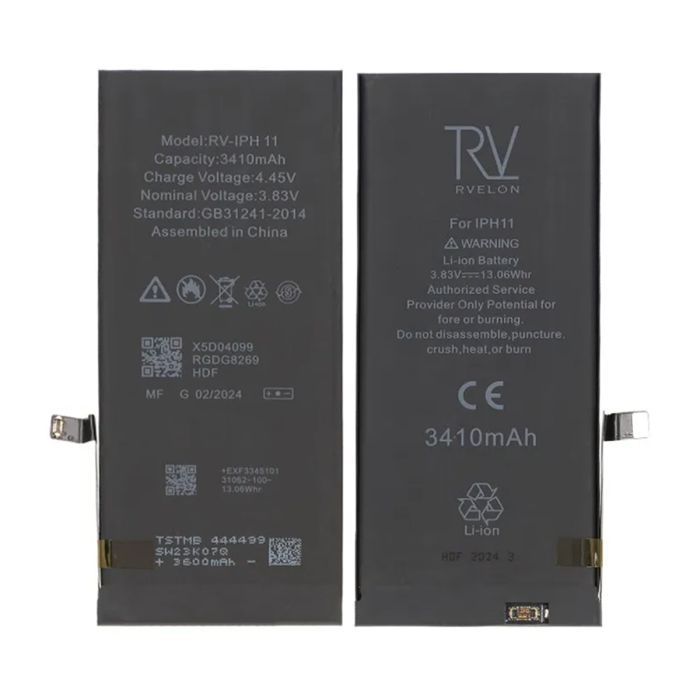 iPhone 11 Batteri 3410mAh Rvelon- G-SP.se