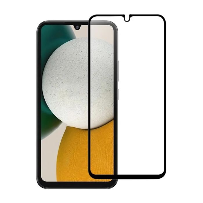 Skärmskydd Samsung Galaxy A34 5G - 3D Härdat Glas - Svart (miljö)- G-SP.se