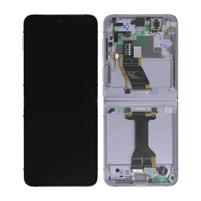 Samsung Galaxy Z Flip 5 Skärm med LCD Display Original - Lila- G-SP.se
