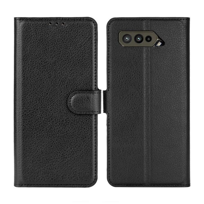 Asus ROG Phone 5s Plånboksfodral med Stativ - Svart- G-SP.se