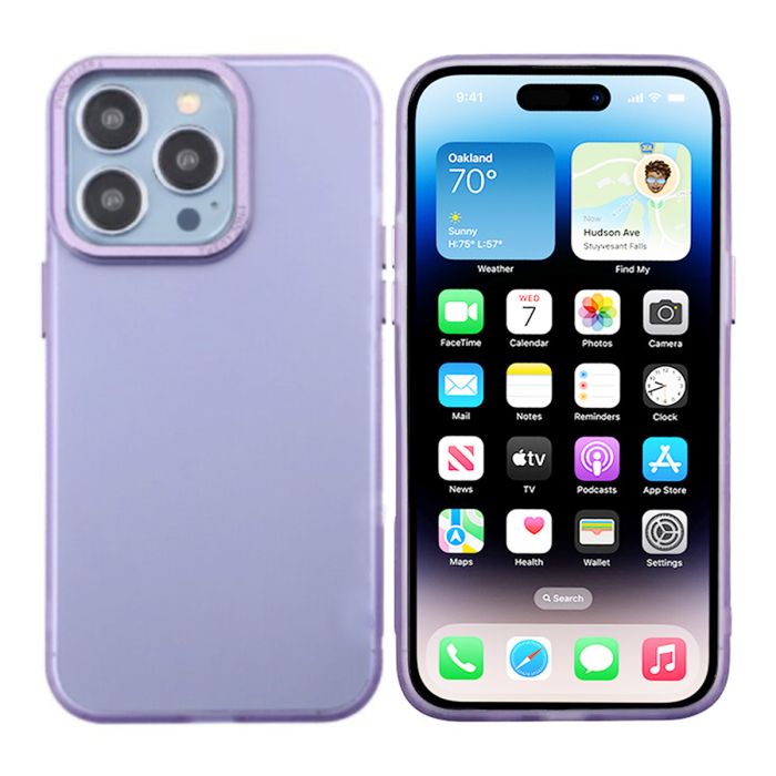 iPhone 13 Pro Max Mobilskal - Frostat Lila- G-SP.se