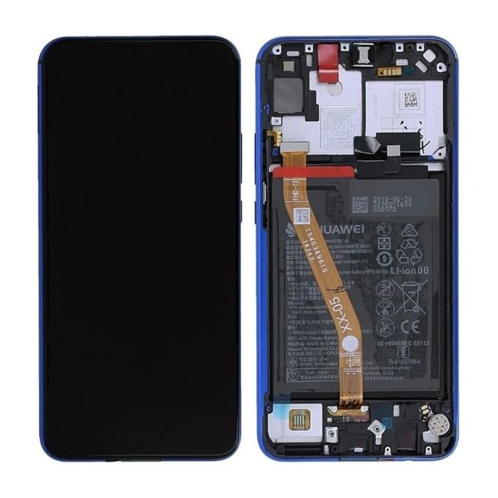Huawei P Smart Z Display LCD Display Original + Batteri - Blå- G-SP.se