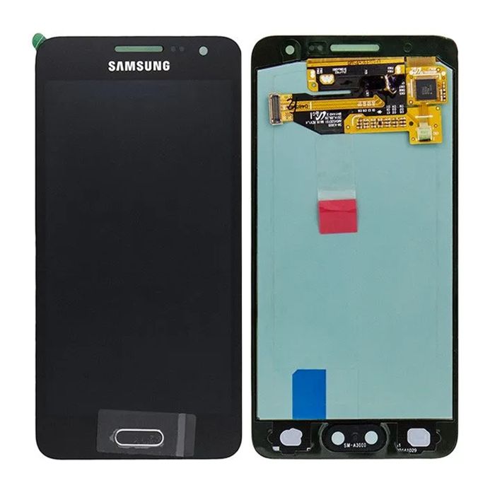 Samsung Galaxy A3 (SM-A300F) Skärm med LCD Display Original - Svart- G-SP.se