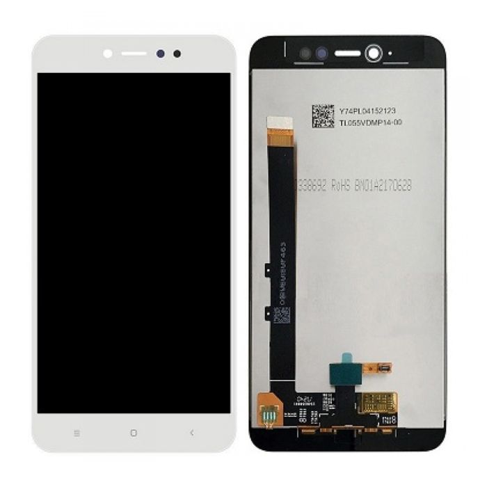 Xiaomi Redmi Note 5A Skärm med LCD Display - Vit- G-SP.se