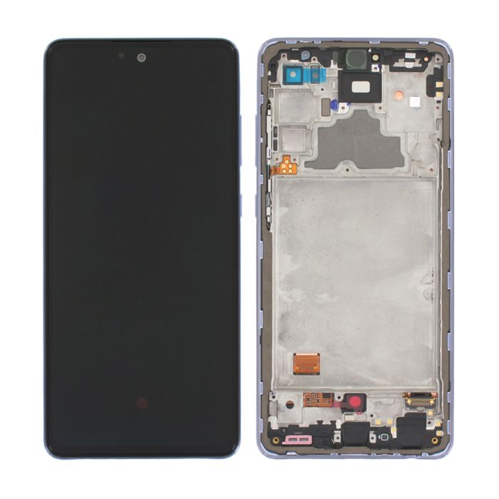 Samsung Galaxy A72 4G Skärm med LCD Display Original - Violett- G-SP.se