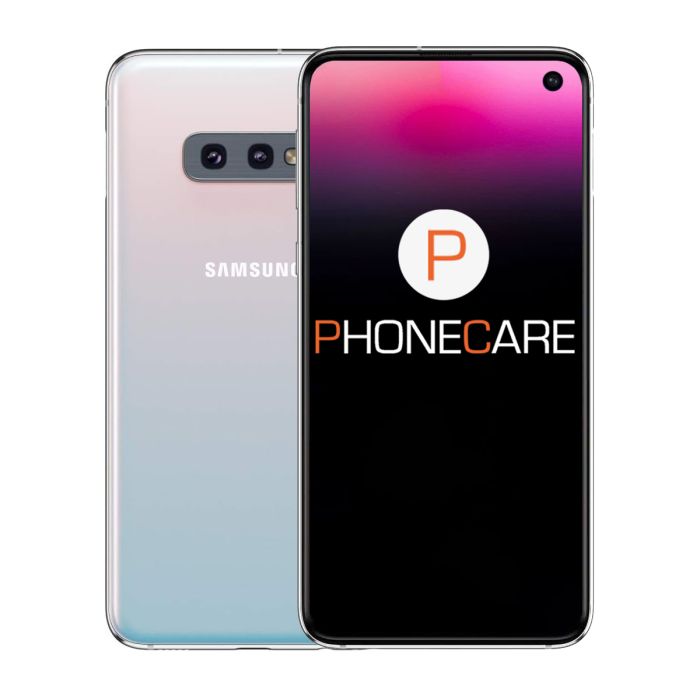 Begagnad Samsung Galaxy S10e 128GB Vit - Mycket bra skick- G-SP.se