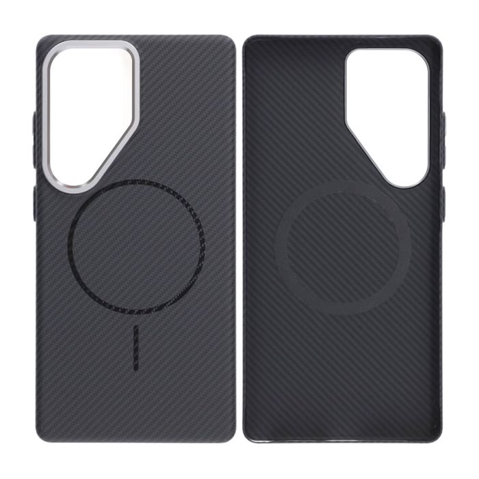 Samsung Galaxy S25 Ultra Mobilskal Carbonmönstrad - Svart- G-SP.se