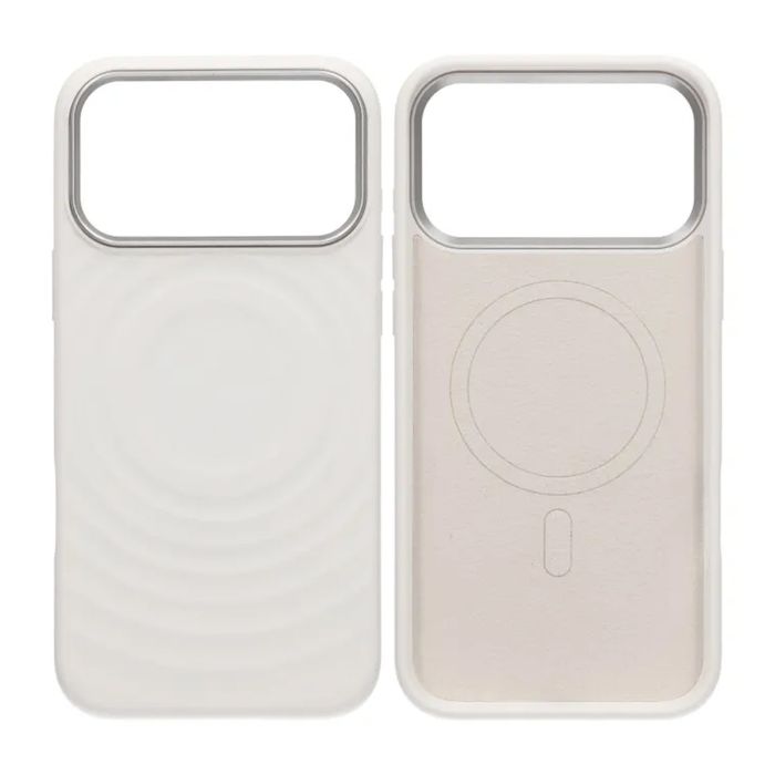 Mobilskal Silikon med Magsafe för iPhone 17 Pro Max - Vit- G-SP.se