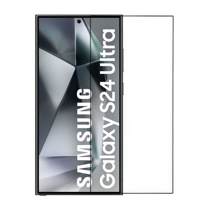 Skärmskydd Samsung Galaxy S24 Ultra 0.23mm 2.5D Härdat Glas - Svart- G-SP.se