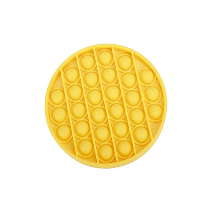 Pop it! Fidget Leksak Rund - Gul- G-SP.se