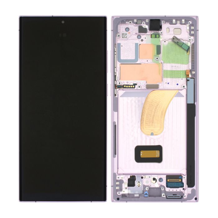 Samsung Galaxy S23 Ultra Skärm med LCD Display - Lavendel- G-SP.se