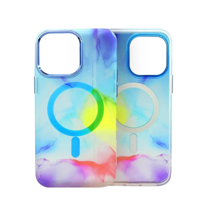 iPhone 13 Pro MagSafe Mobilskal - Mångfärgad Abstrakt- G-SP.se