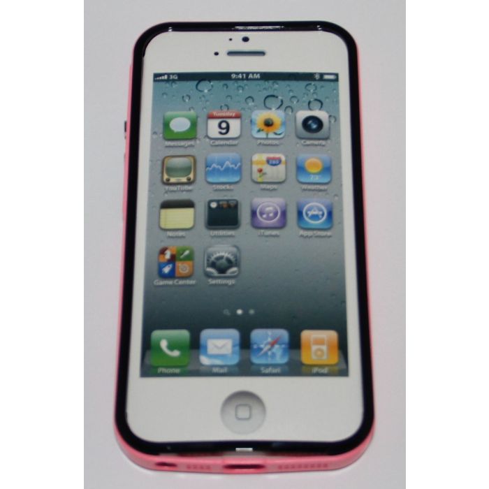 Mobilskal iPhone 5 - Rosa/Svart- G-SP.se