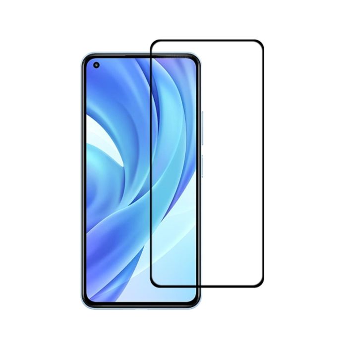Skärmskydd Xiaomi Mi 11 Lite 5G - 3D Härdat Glas Svart (miljö)- G-SP.se