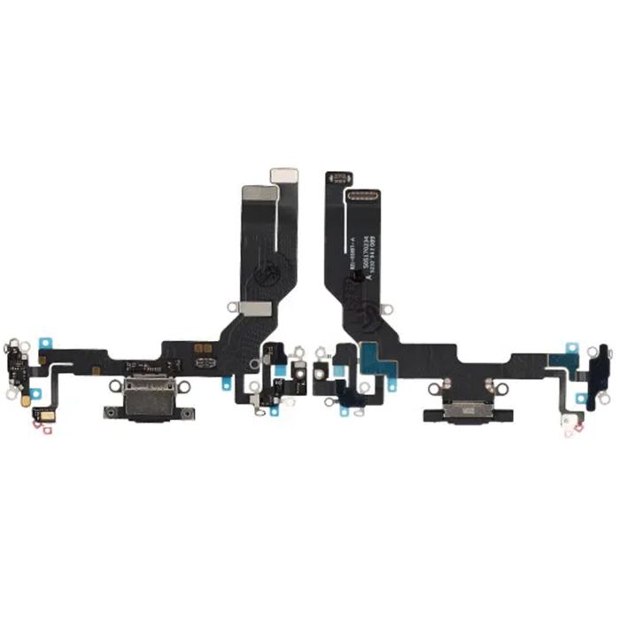 iPhone 16e Laddkontakt med Flexkabel - Svart- G-SP.se