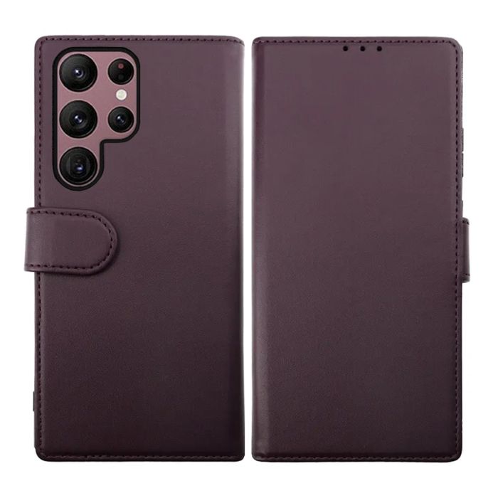 Samsung Galaxy S23 Ultra Plånboksfodral Magnet Rvelon - Lila- G-SP.se