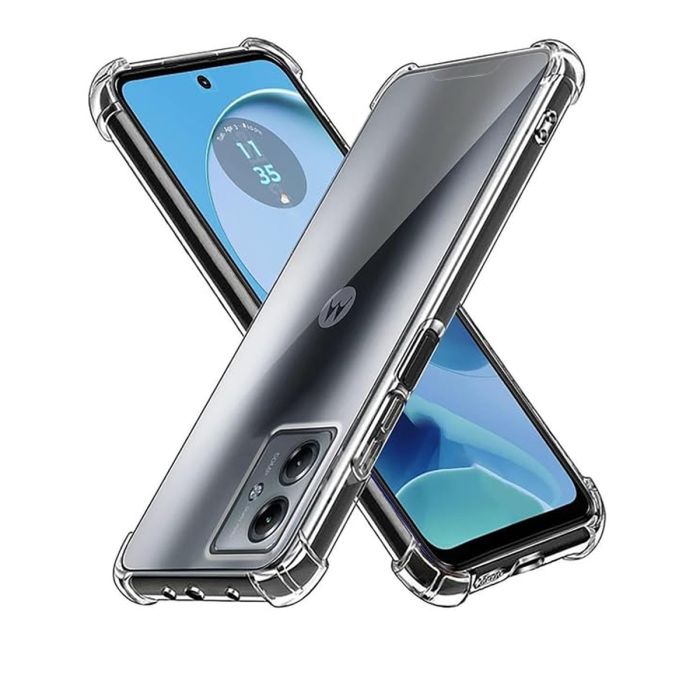 Motorola Moto G14 Mobilskal Stöttåligt - Transparent- G-SP.se