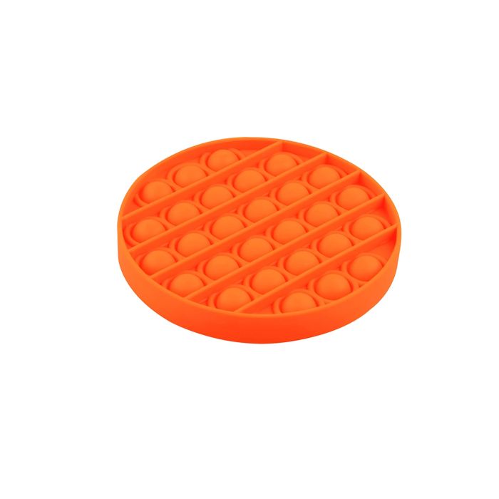 Pop it! Fidget Leksak Rund - Orange- G-SP.se
