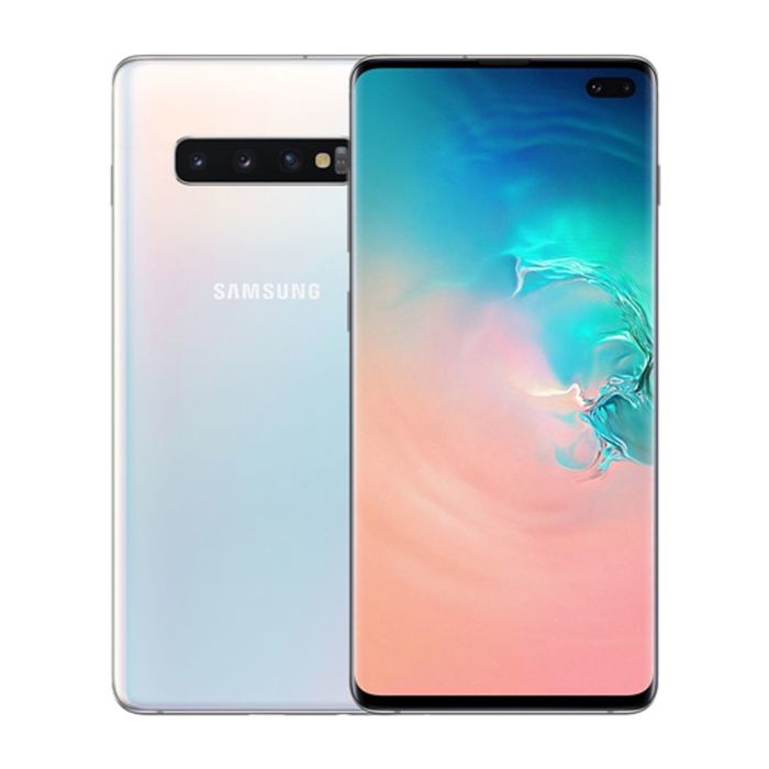 Begagnad Samsung Galaxy S10 Plus Dual 128GB Vit - Använt skick- G-SP.se