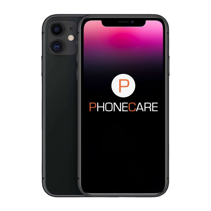 Begagnad iPhone 11 128GB Svart – Mycket bra skick (A)- G-SP.se