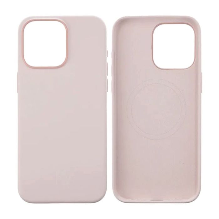 iPhone 15 Pro Max Silikonskal Rvelon MagSafe - Rosa- G-SP.se