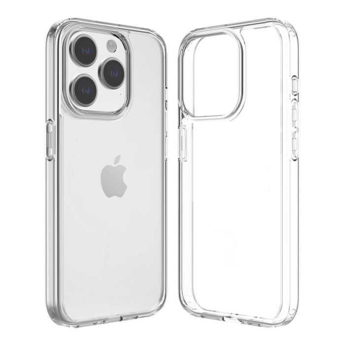 iPhone 15 Pro Max Stöttåligt Skal Rvelon - Transparent- G-SP.se