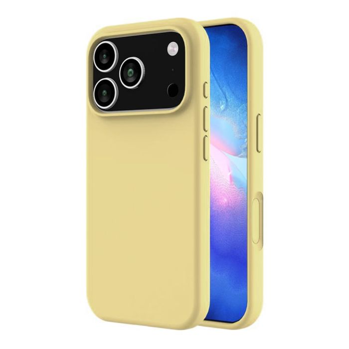 Rvelon Mobilskal Silikon MagSafe för iPhone 17 Pro - Gul- G-SP.se