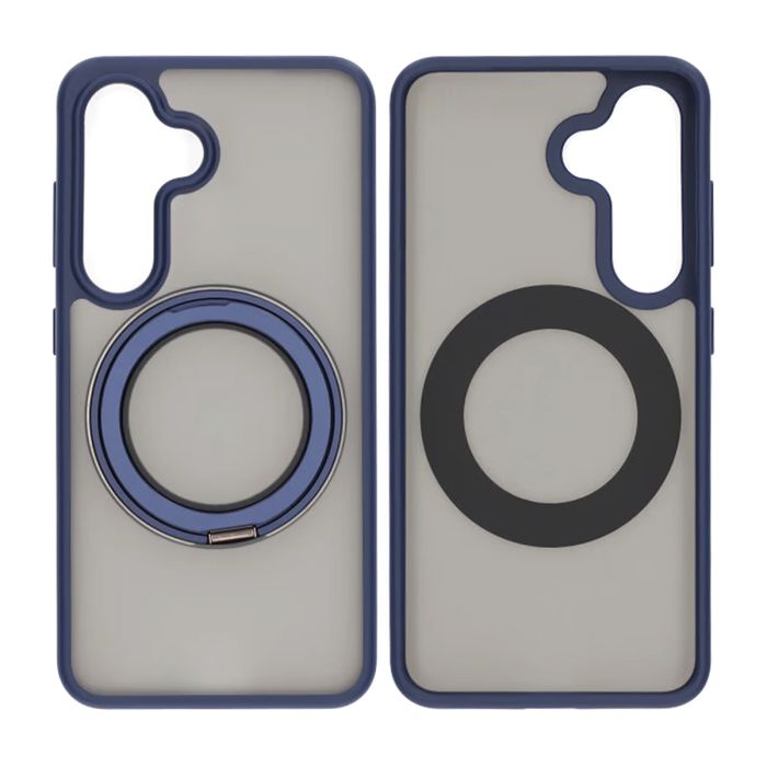 Samsung Galaxy S25 Plus Mobilskal med Magsafe Stativ - Blå- G-SP.se