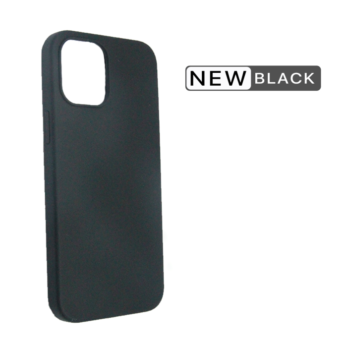 iPhone 12 Pro Max Mobilskal Silikon - Svart- G-SP.se