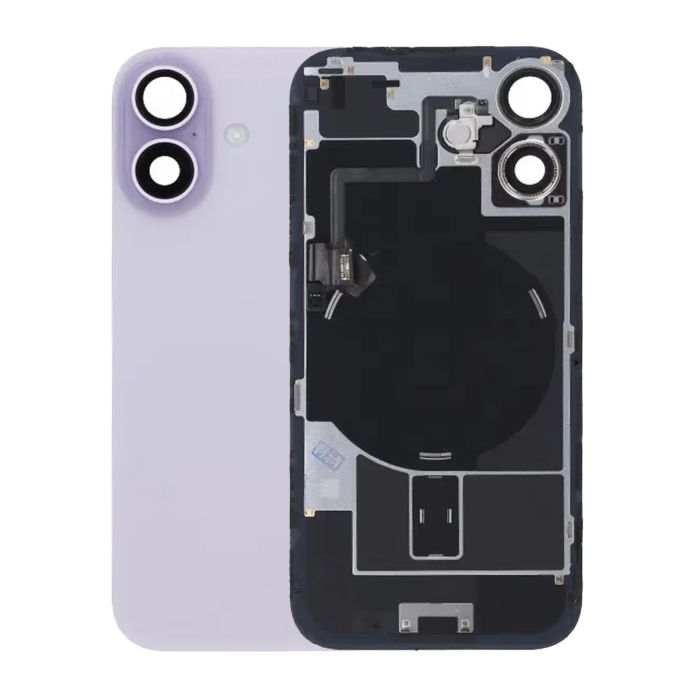 Baksida Glas Original med smådelar för iPhone 17 - Lavendel- G-SP.se