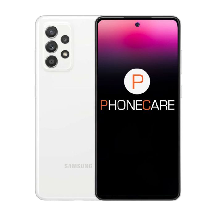 Begagnad Samsung Galaxy A52 128GB Vit - Bra skick- G-SP.se