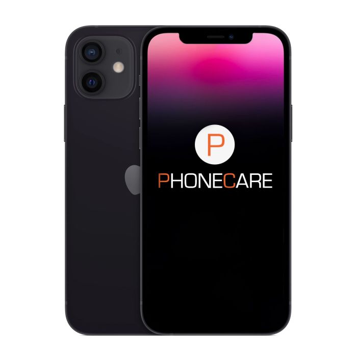 Begagnad iPhone 12 mini 128GB Svart - Använt skick- G-SP.se