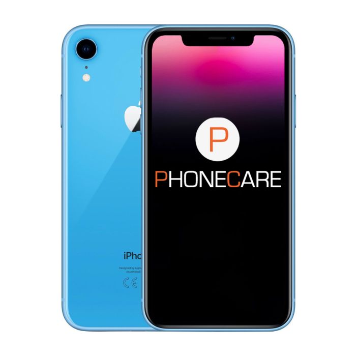 Begagnad iPhone XR 128GB Blå - Bra skick- G-SP.se