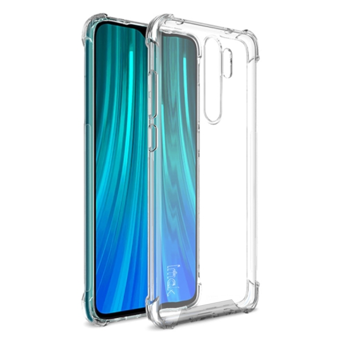 Stöttåligt Mobilskal Xiaomi Redmi Note 8 Pro - Transparent- G-SP.se