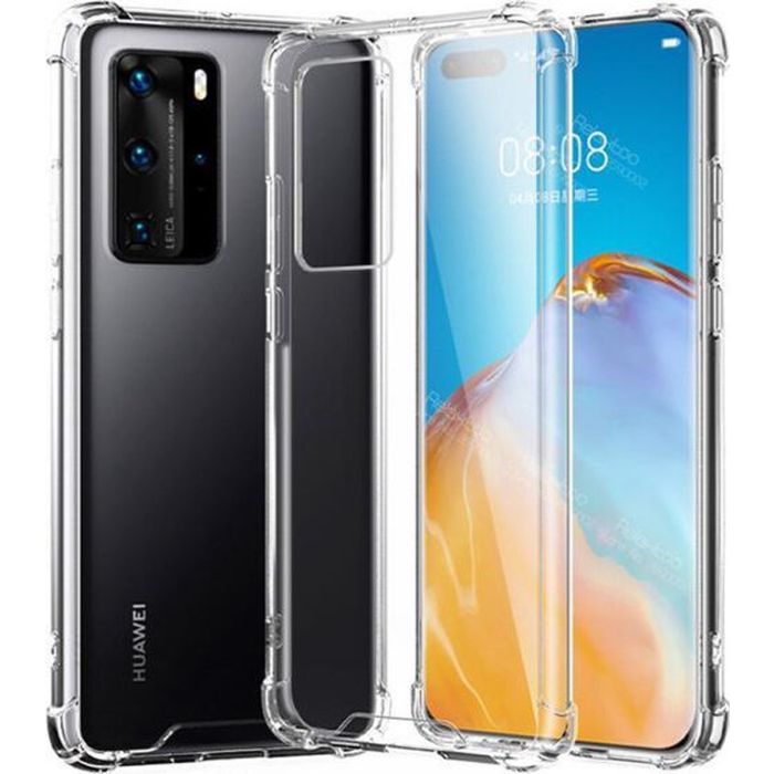 Stöttåligt Mobilskal Huawei P40 Pro Plus - Transparent- G-SP.se