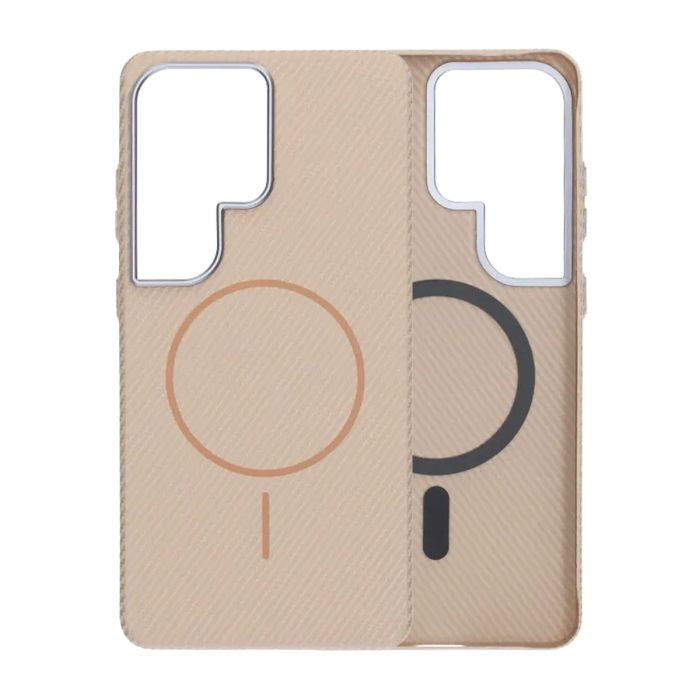 Mobilskal Carbonmönster för Samsung Galaxy S26 Ultra - Guld- G-SP.se