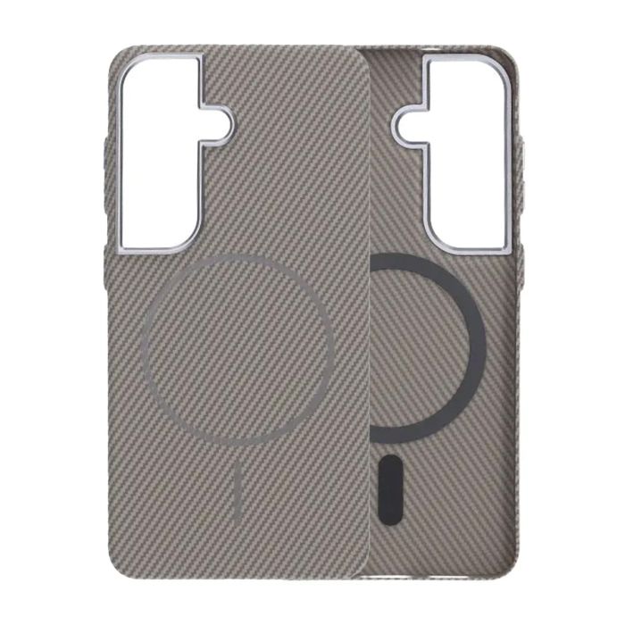 Mobilskal med Carbonmönster för Samsung Galaxy S26 - Grå- G-SP.se