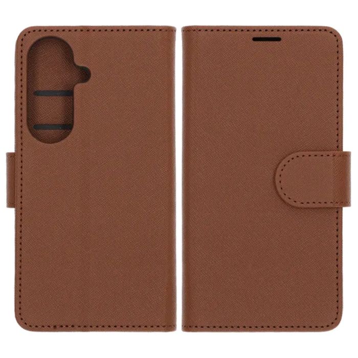 Plånboksfodral med Stativ för Samsung Galaxy S26 - Brun- G-SP.se