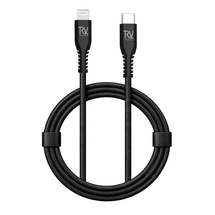 Rvelon USB-C till Lightning Kabel Flätad 1m- G-SP.se