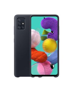 Samsung Galaxy A71 Silikonskal - Svart