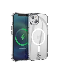 iPhone 14 Stöttåligt Skal Rvelon MagSafe - Transparent- G-SP.se