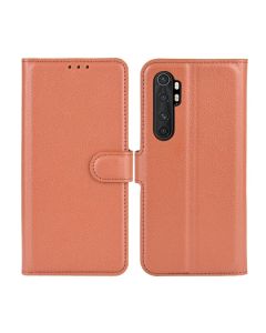 Xiaomi Mi Note 10 Lite Plånboksfodral med Stativ - Brun- G-SP.se