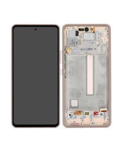 Samsung Galaxy A53 5G (SM-A536B) LCD Skärm med Display Original - Peach- G-SP.se