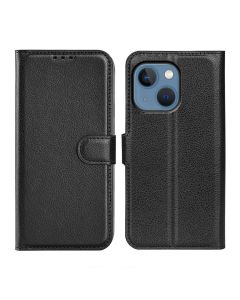 iPhone 14 Plånboksfodral med Stativ - Svart- G-SP.se