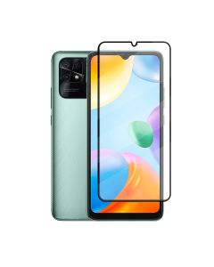Skärmskydd Redmi 9C NFC - 3D Härdat Glas Svart (miljö)- G-SP.se