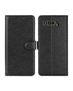 Asus ROG Phone 5s Plånboksfodral med Stativ - Svart- G-SP.se