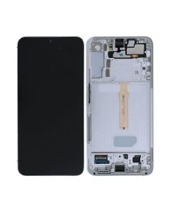 Samsung Galaxy S22 Plus Skärm med LCD Display Original - Vit/Cream/Blå- G-SP.se