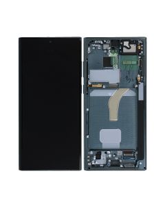 Samsung Galaxy S22 Ultra (SM-S908B) Skärm med LCD Display Original - Grön- G-SP.se
