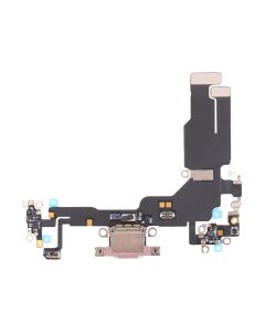 iPhone 15 Laddkontakt med Flexkabel - Rosa
