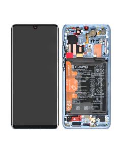 Huawei P30 Pro Skärm med LCD Display + Batteri Original - Lila